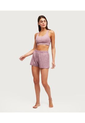 Imagen 2 del producto Short Deportivo Animal Print  Rosado