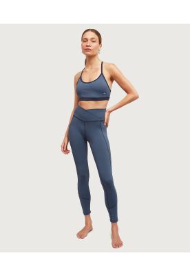 Imagen 2 del producto Calza Deportiva Cruzada Unicolor Azul