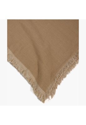 Imagen 2 del producto Manta Algodón Flecos Café