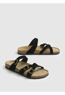 Sandalias Cruzadas Suede