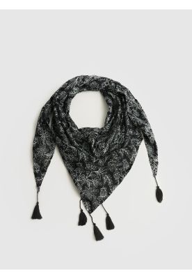 Pañuelo Triángulo Flores Boho