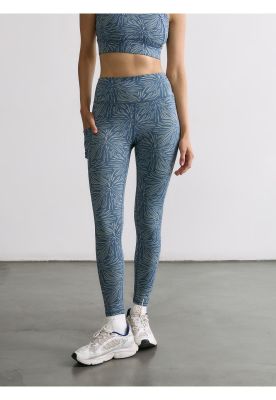 Calza Deportiva Estampado Flores Active