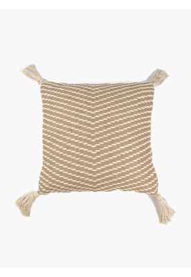 Cojín Yute Bordados Café