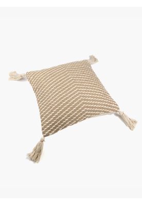 Imagen 2 del producto Cojín Yute Bordados Café