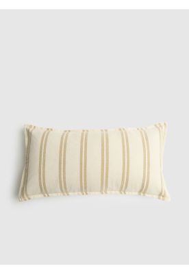 Cojín Funda Lavable Líneas Woman 30 x 60 cm Blanco