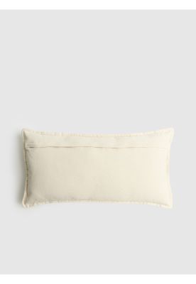 Imagen 2 del producto Cojín Funda Lavable Líneas Woman 30 x 60 cm Blanco