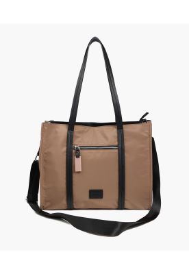 Cartera De Hombro Notebook New Office Beige