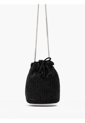 Mini Cartera Bucket Mostacillas Fiesta
