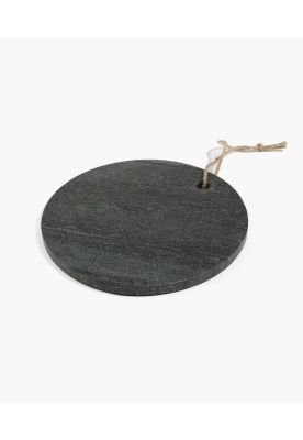 Tabla Mármol Redonda Negro