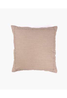 Funda de Cojín Algodón Costuras 45 X 45 Cm Beige