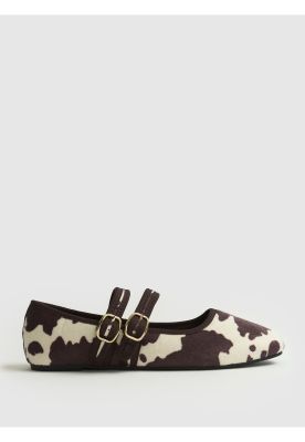 Imagen 2 del producto Zapato Ballerina Vaca Doble Hebilla