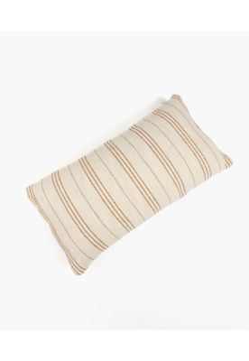Imagen 2 del producto Funda de Cojín Boho Algodón Líneas 30 X 60 Cm Beige