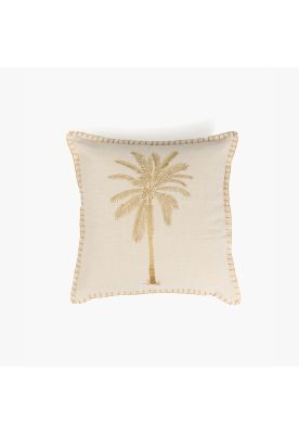 Imagen 1 del producto Cojín Algodón Palmeras 45 X 45 Cm Beige