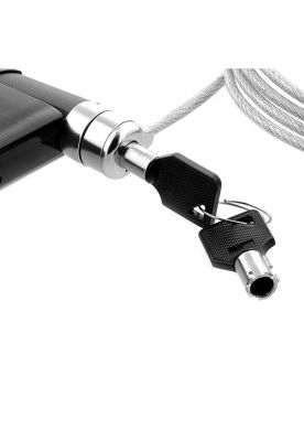 Imagen 2 del producto Cable de Seguridad con Llave para Computador Portátil Xtech, Largo 1.8m