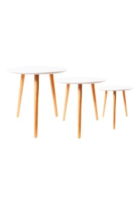 Imagen 2 del producto Juego de mesas de centro 50+40+32 cm Chic Home