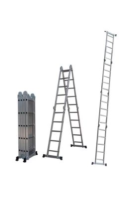 Escalera Multipropósito 5,7mt 20 Peldaños Profesional