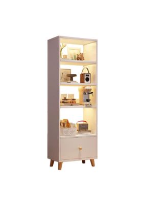 Estante Librero 30x50x180cm Blanco Chic Home