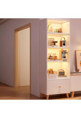 Imagen 2 del producto Estante Librero 30x50x180cm Blanco Chic Home