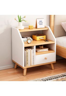 Imagen 2 del producto Velador 2 niveles 1 cajon 40x30x53cm Chic Home