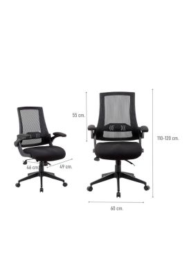 Imagen 2 del producto Silla de Oficina Escritorio Ejecutiva Ergonómica - Negro