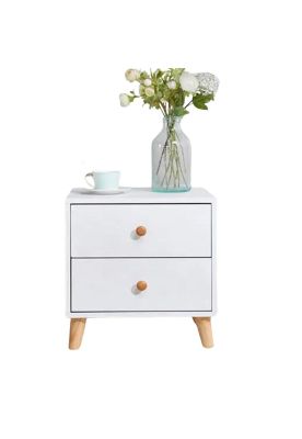 Velador Premium doble cajon 48x35x45cm Chic Home