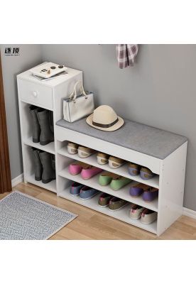 Imagen 2 del producto Zapatero con cajon y asientos 80cm Chic Home