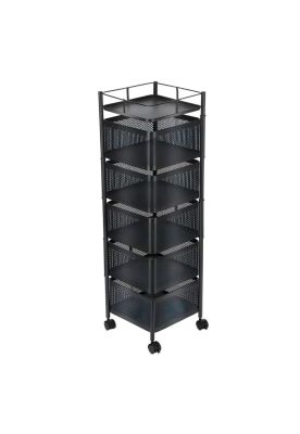 Imagen 2 del producto Carro Organizador con Ruedas Multiuso 5 niveles Rectangular