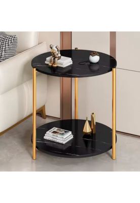 Imagen 2 del producto Mesa Lateral redonda diseño mármol 40cm Chic Home