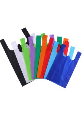 Imagen 1 del producto 100 Bolsas TNT Ecológicas Reutilizables Reciclables 65x40cm