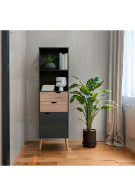 Imagen 2 del producto Estante Librero Top Con Cajones 171*50*39cm Chic Home