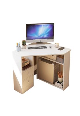 Escritorio esquinero 80x80cm blanco Chic Home