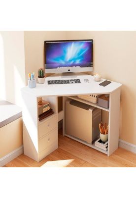 Imagen 2 del producto Escritorio esquinero 80x80cm blanco Chic Home