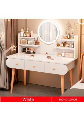 Imagen 2 del producto Tocador c/espejo y luz 4 cajones 100cm Chic Home