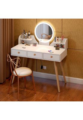 Imagen 2 del producto Tocador con 3 cajones y espejo 100cm Chic Home