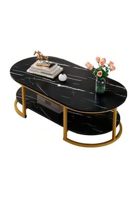 Mesa de centro diseño mármol 120*60*45cm Chic Home