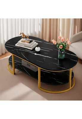 Imagen 2 del producto Mesa de centro diseño mármol 120*60*45cm Chic Home