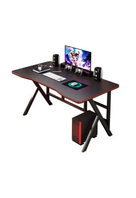 Escritorio Gamer Profesional Negro/Rojo Chic Home