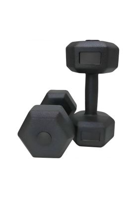 Par Mancuernas Hexagonales Caucho 7.5 Kg Boost Fitness