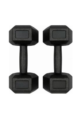 Imagen 2 del producto Par Mancuernas Hexagonales Caucho 7.5 Kg Boost Fitness