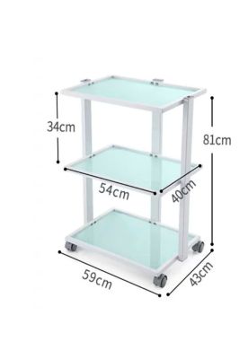 Imagen 2 del producto Mesa Auxiliar Centro Estetica 3 niveles recta
