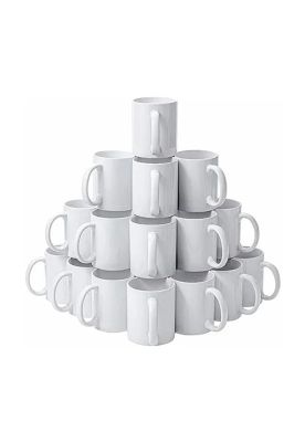 Caja 36 Tazones Estampar Sublimacion Blanco Grado A 11oz