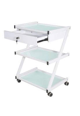 Imagen 2 del producto Mesa Auxiliar Centro Estética 3 niveles con cajón