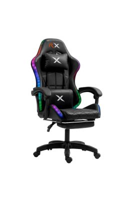 Silla Gamer Rgb Reclinable Reposapiés Silla Gaming + Control