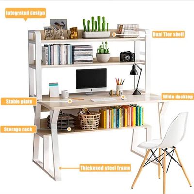 Imagen 2 del producto Escritorio Moderno Con Repisas 147x120x60x72