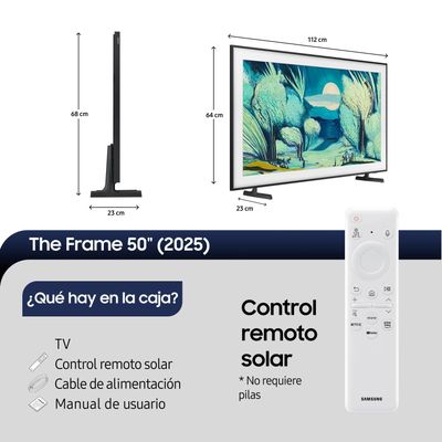 Imagen 2 del producto 50"" The Frame LS03F QLED 4K Art Mode Vision AI Smart TV (2025)