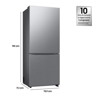 Imagen 2 del producto Refrigerador Bottom Mount 462L Freezer Space Max