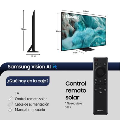 Imagen 2 del producto 75"" QLED Q7F5 4K Vision AI Smart TV (2025)