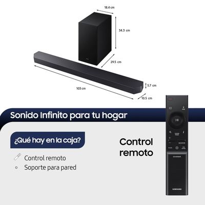 Imagen 2 del producto Q-series Soundbar HW-Q600F 3.1.2 ch Subwoofer (2025)