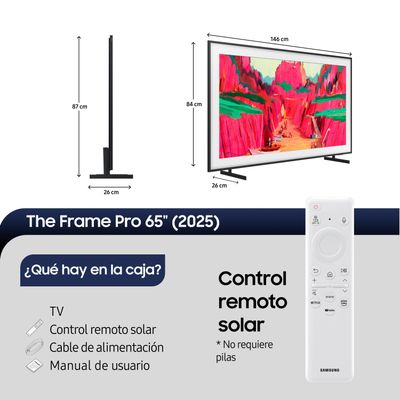 Imagen 2 del producto 65"" The Frame Pro LS03FW Neo QLED 4K Art Mode Vision AI Smart TV (2025)