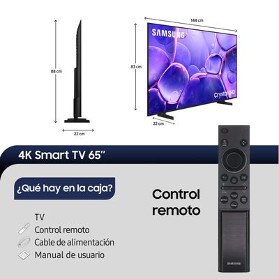 Imagen 2 del producto 65"" Crystal UHD U8000F 4K Smart TV (2025)